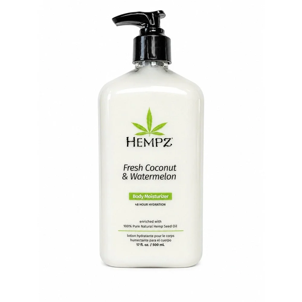 Hempz Fresh Coconut & Watermelon Body Moisturizer 17oz Hemp Seed Oil New